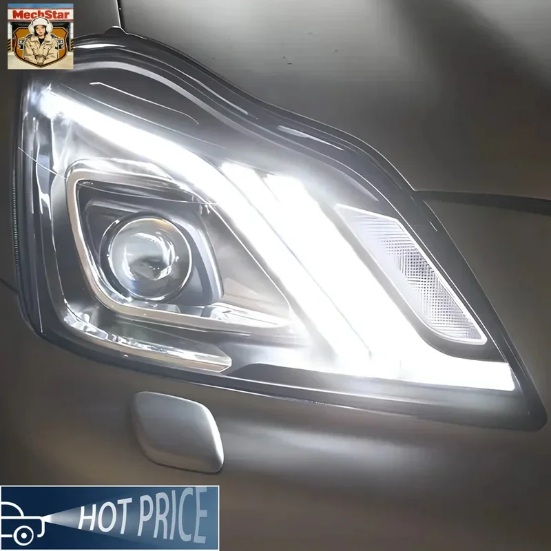 

Для Toyota Crown 2003-2009: Комплект передних фар (новые, обновленные, высококачественные LED) - ближний и дальний свет