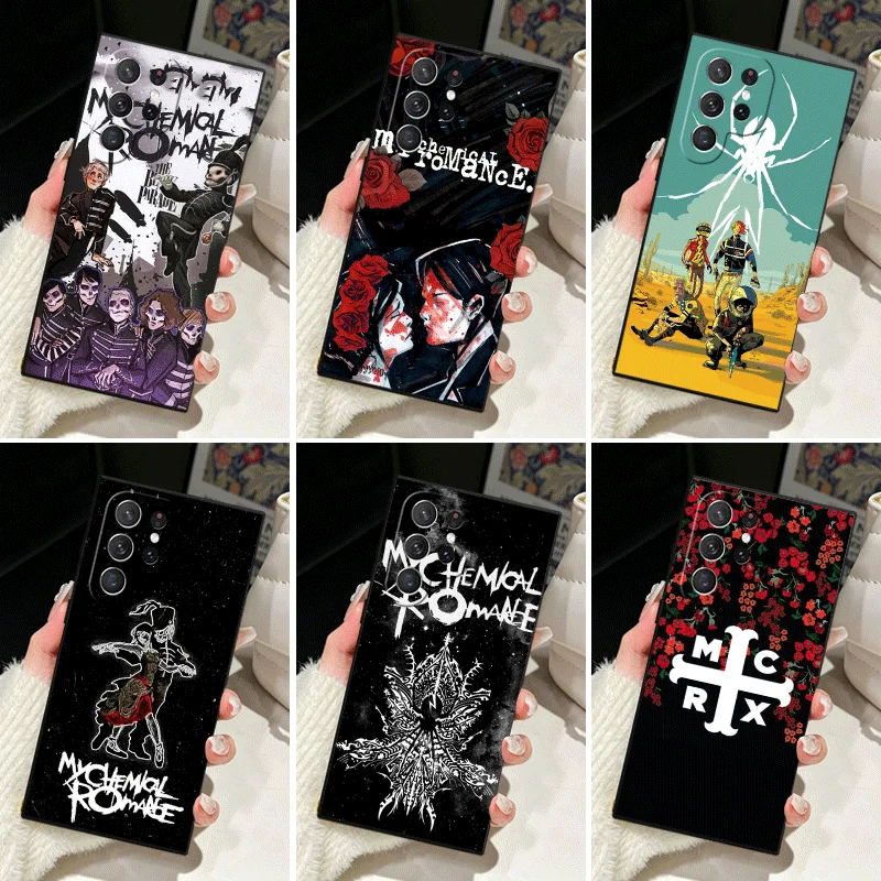 Soft Silicone Phone Case for Samsung Galaxy S25 S26 Ultra My Chemical Romance MCR Shell S24 FE S23 S22 Plus S21 S20 + Edge Cover