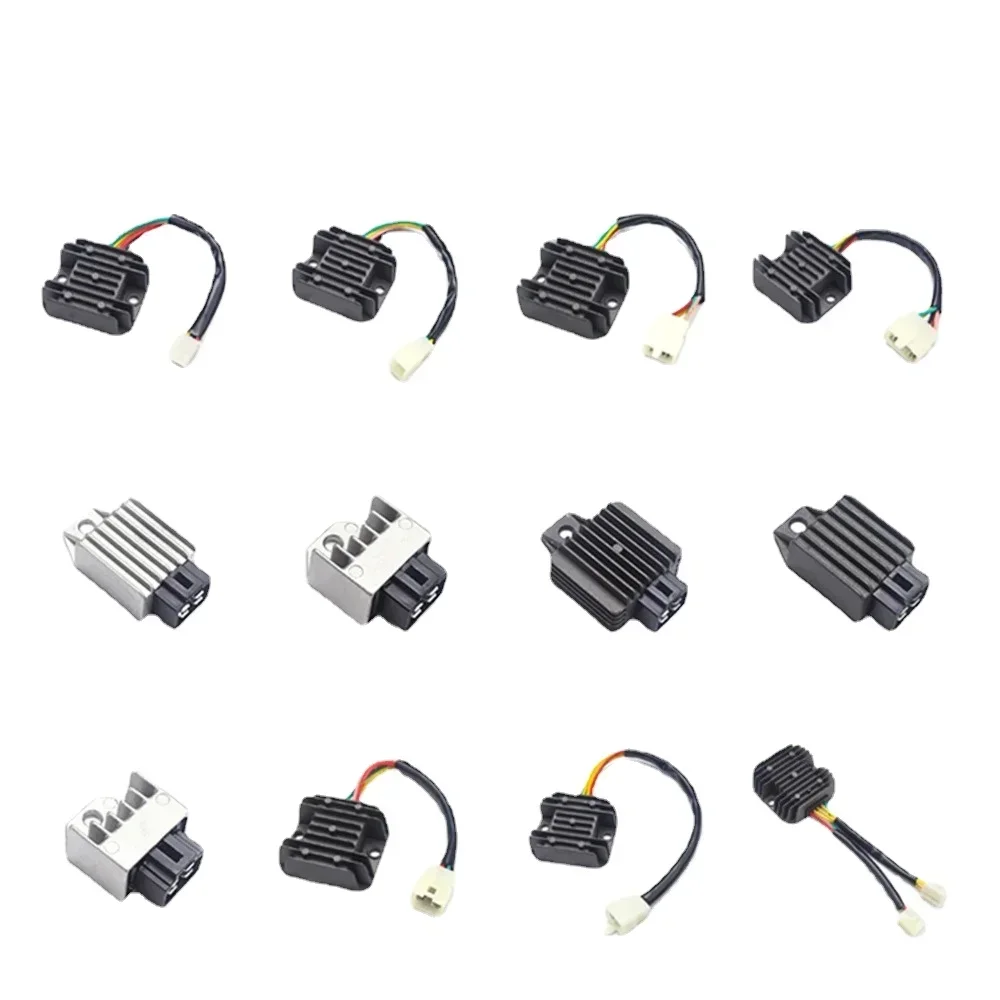 1pcs For rcycle Rectifier FXD ZJ GY6 Princess 125 Lifan 110JH70 Silicon Voltage Regulator  Electric car Motorcycle