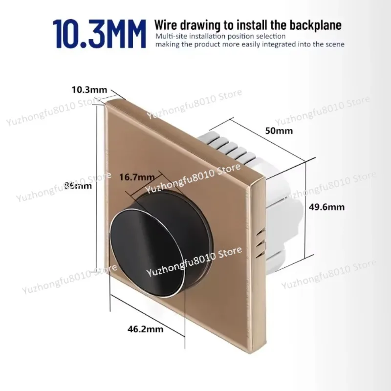 Wireless Smart Thermostat Knob Digital Floor Heating Controller for Smart Home Temperature Control
