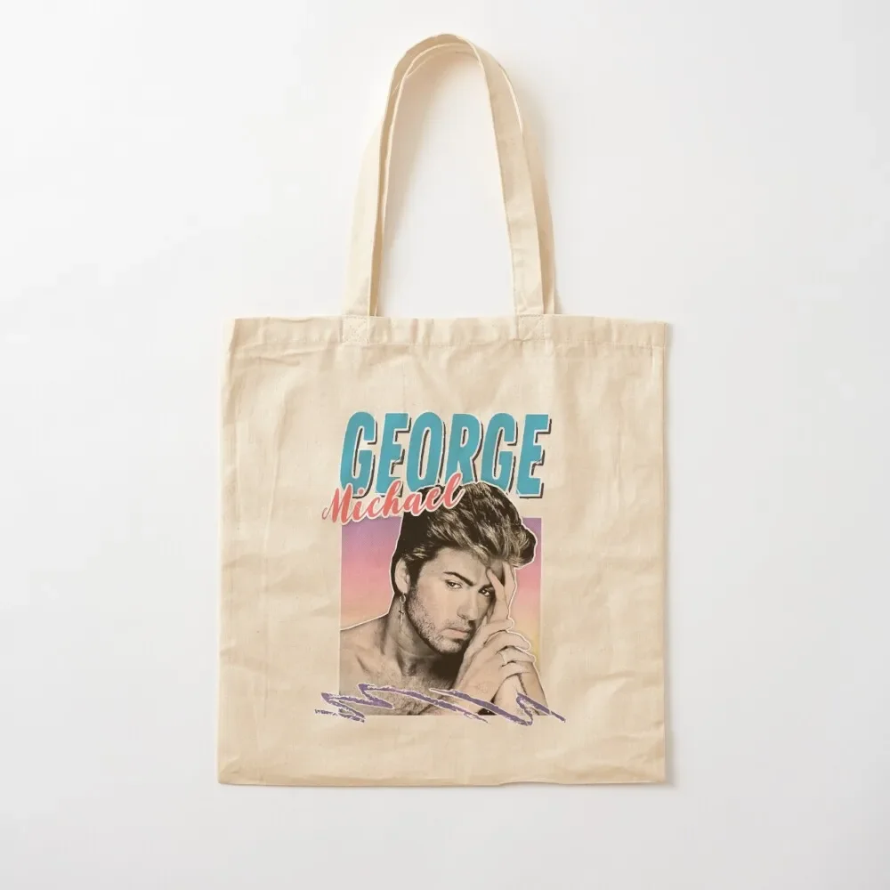 

Géòrgé Mícháèl 1980s Styled Aesthetic Design Tote Bag Gift bags canvas bags large size bags shopper bag woman Tote Bag