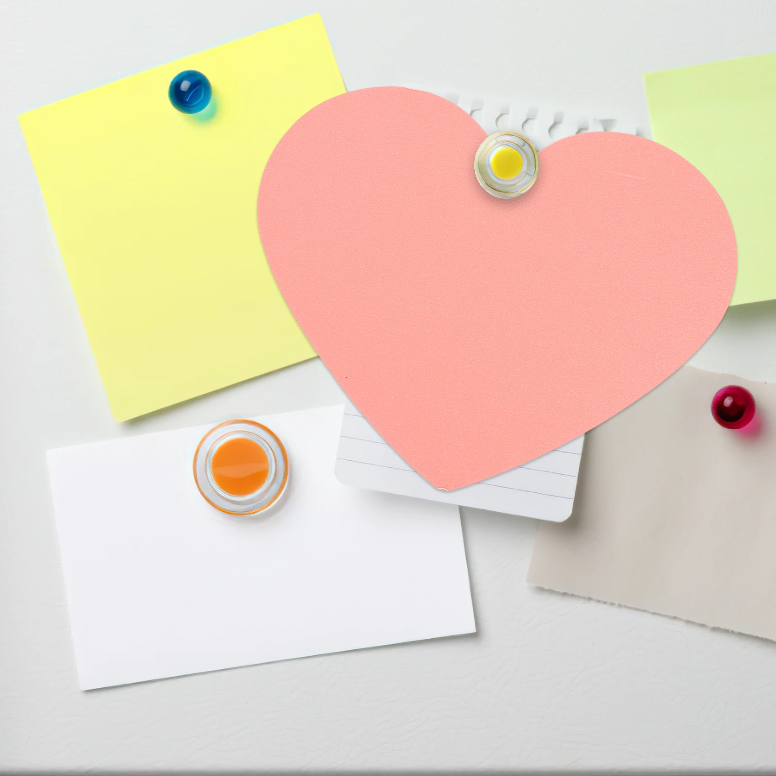 

40pcs Heart Shaped Cards Blank Colored Love Greeting Bulk Valentines Decorations Craft DIY Paper 12x15cm Mixed Colors