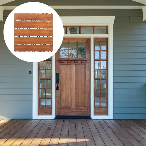 왁스 오일 바닥 타일 연동 4 스트립 우드 브러시, 야외 보존 파티오 나무 플라스틱 데크 바닥재 