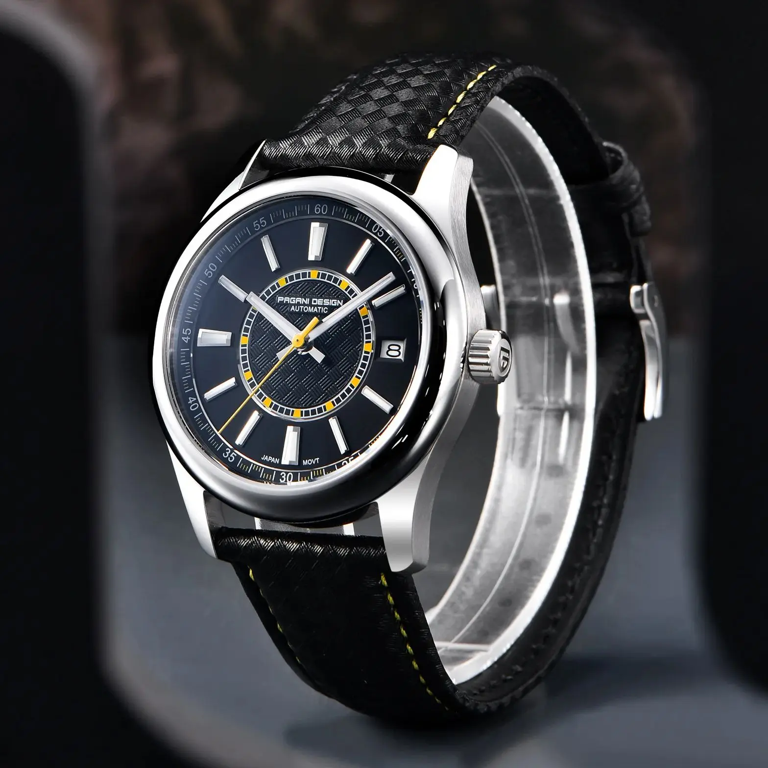 

PAGANI Design Stainless Steel Sapphire Men Mechanical Wristwatches NH35 Automatic Watch Reloj Hombre 100M Waterproof PD1778