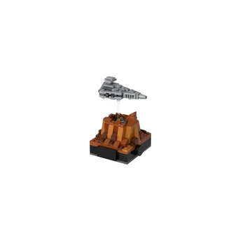 MOC ano size JEDHA city desktop version Rogue one building blocks space war removable military weapons stitching bricks toy children gift