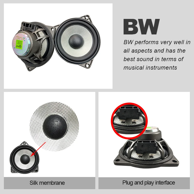 4 In Midrange Horn For BMW E60 E61 E63 E64 E65 E66 F07 F01 F02 F03 X3 E83 X5 E70 X6 E71 E72 3 5 7 Series Universal Music Speaker