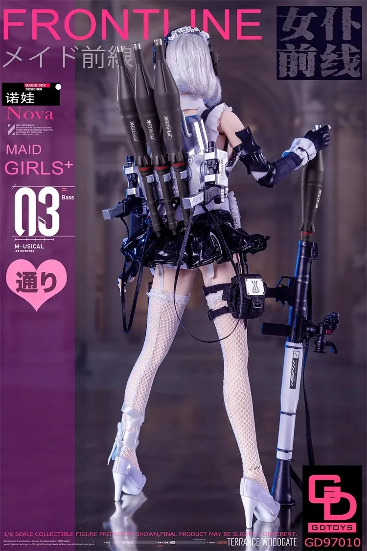 GDTOYS GD97010 1/6 Soldier Maid Frontline NOVA Full Set 12\'\' Action Figure Model Toy In Stock