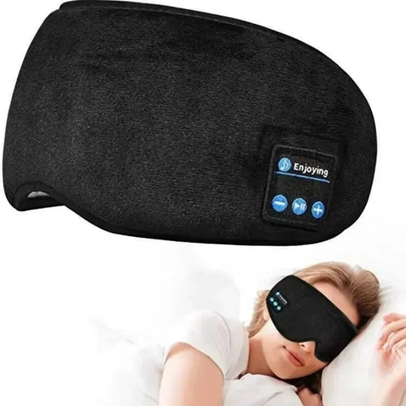 Wireless Bluetooth Headset Sleep Aid Can Play Music Blackout Eye Mask Warm Headband Music Speaker Sleep Lunch Break Applicable