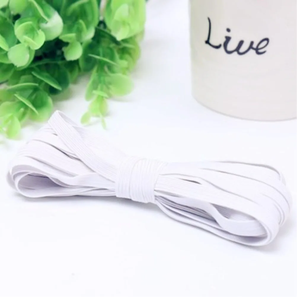 

Elastic Webbing Spool Knit Bands Elastics Cotton Thread Sewing for Fabric Cord Waistband