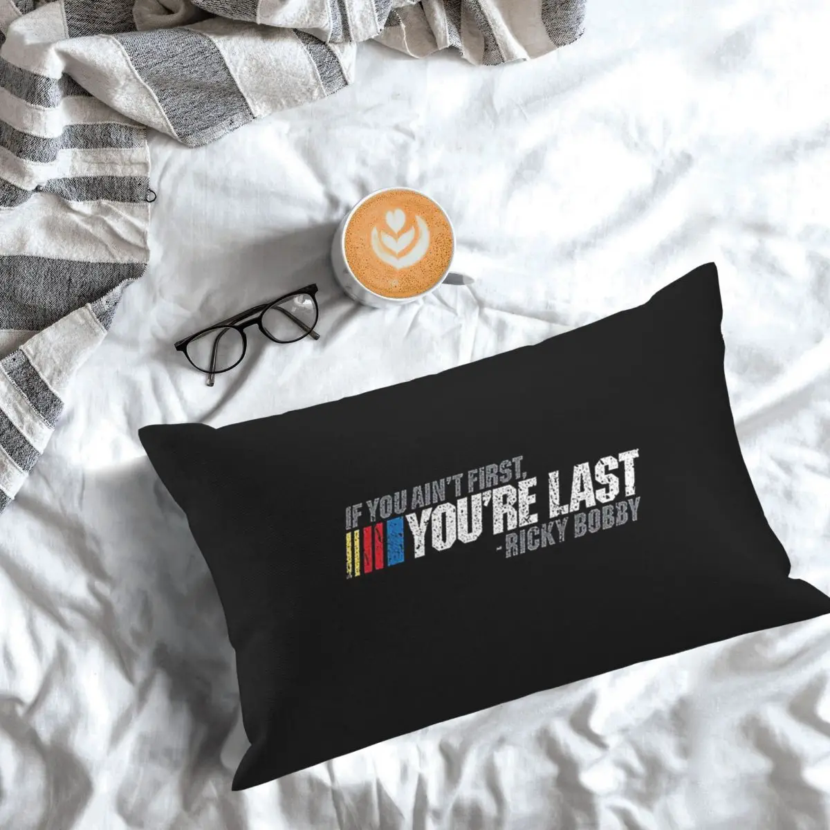 If You Ain't First, You're Last - Ricky Bobb Rectangle Pillowcase Cushion Cover Decorative Bedroom Bed Home Comfort Throw Pillow