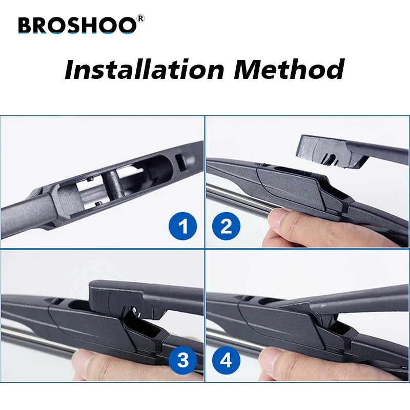 BROSHOO Car Rear Wiper Blades Back Windscreen Wiper Arm For Lifan X50 Hatchback (2014 Onwards) 210mm,Auto Accessorie Styling
