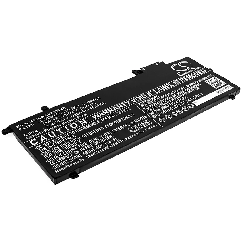 Replacement 11.46V 4050mAh Laptop Battery L17C6P71 L17L6P71 L17M6P71 L17S6P71 for Lenovo ThinkPad X280