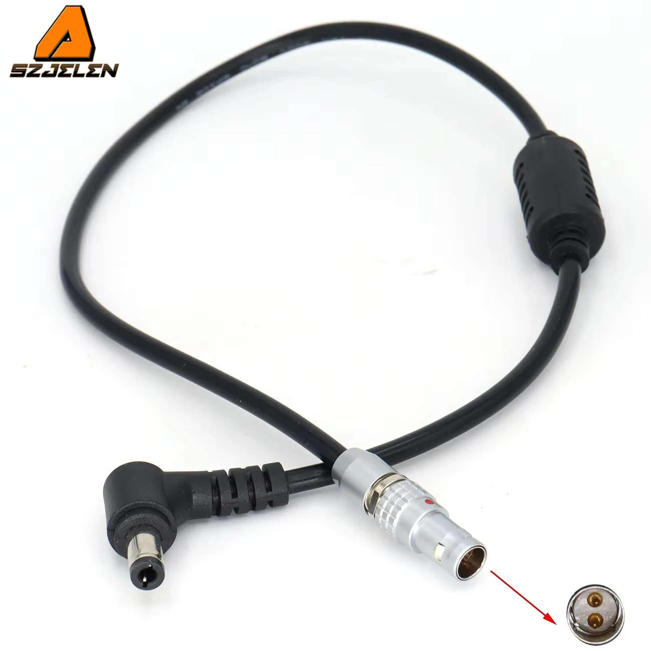 For ARRI Alexa mini/XT / SONY Camera 0B 2pin 12V  to DC 5.5x2.5mm Cable for DSLR Rig Power V-Mount Anton ,Monitor power cable