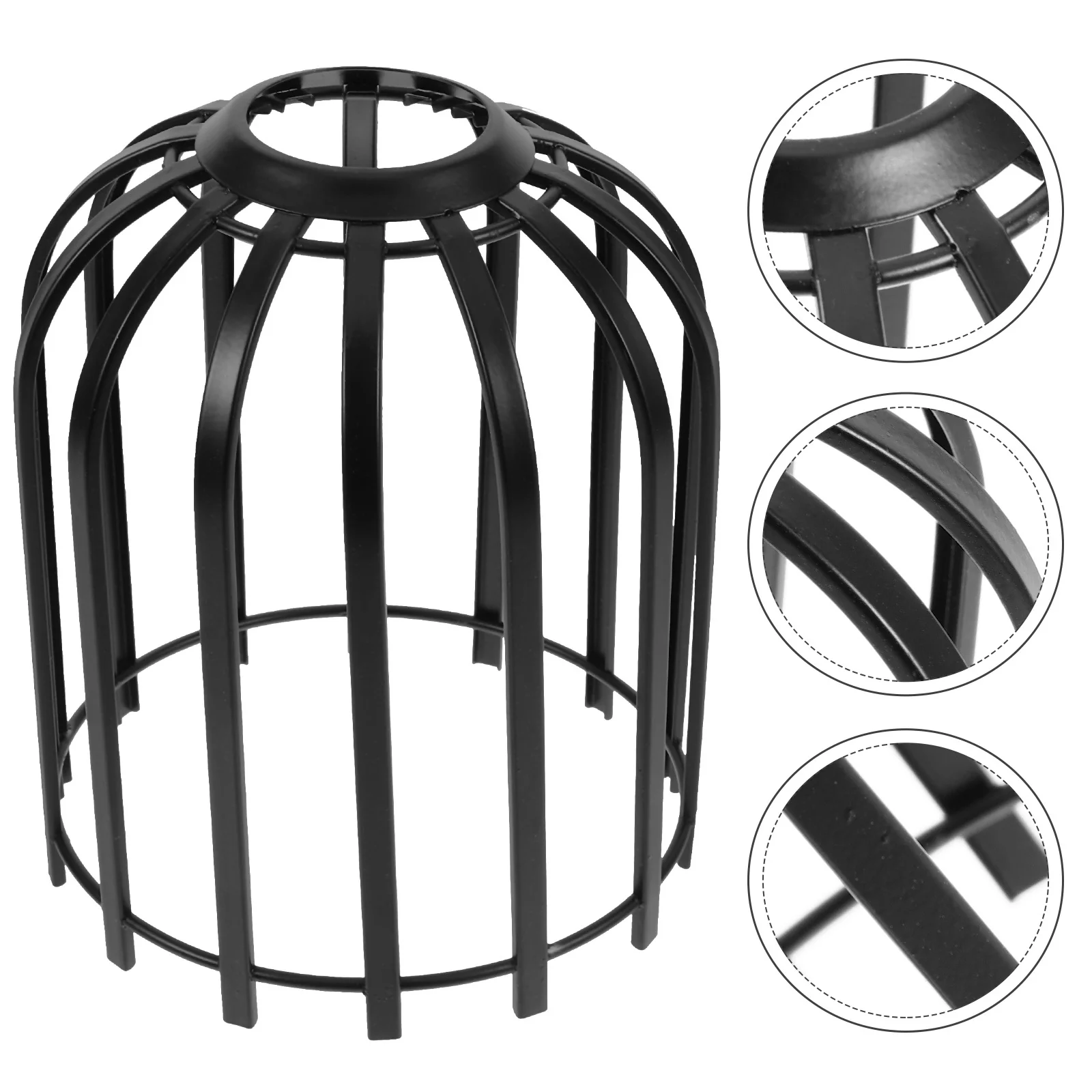 

Vintage Iron Art Cage Lamp Shade Pendant Light Metal Home Decor Bedroom Kitchen Dining Room Replacement Wrought Hanging Bulb