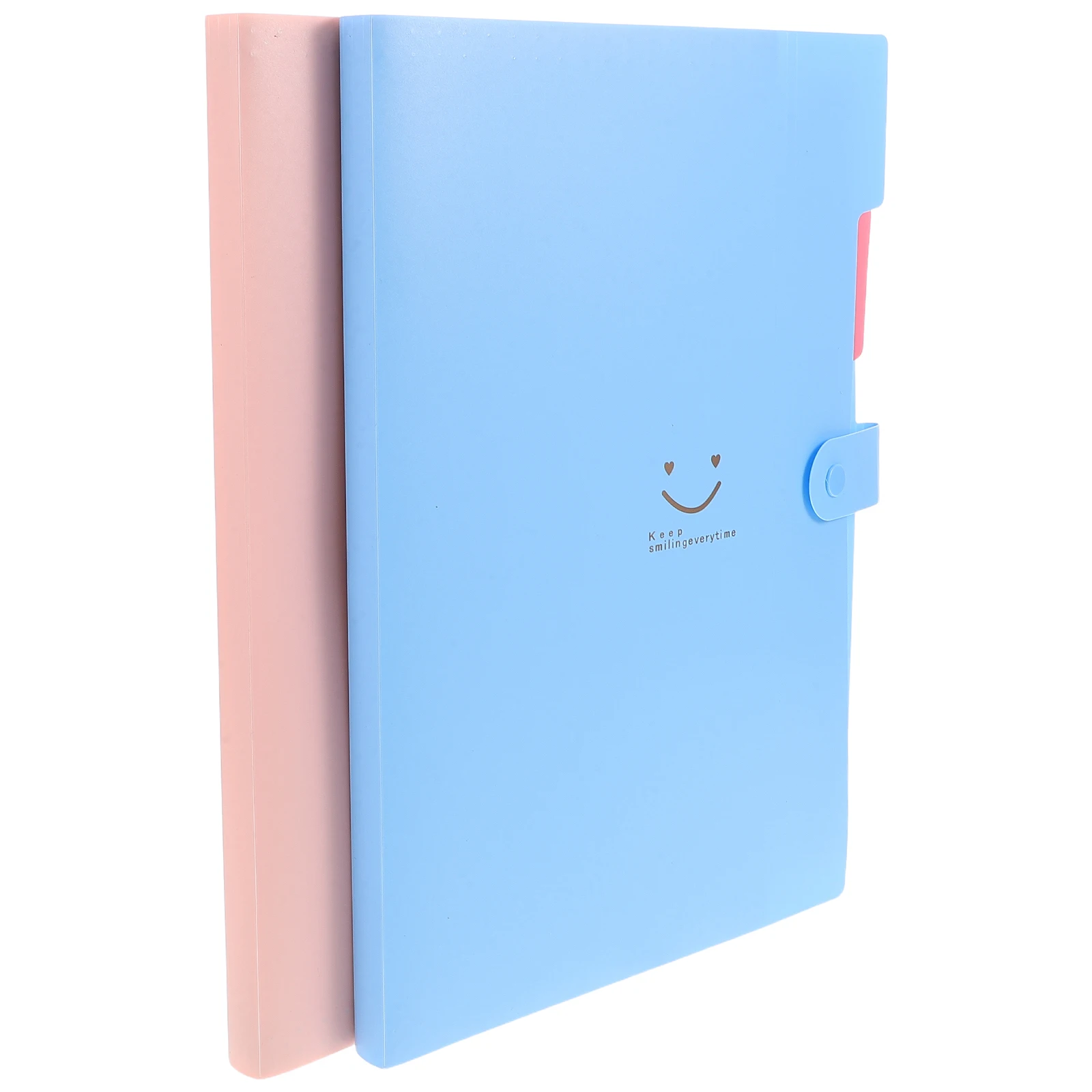 

2pcs Plastic Document Organizer Multi-Layer Large Capacity File Holder For Office Multifunctional Storage Bag Cute