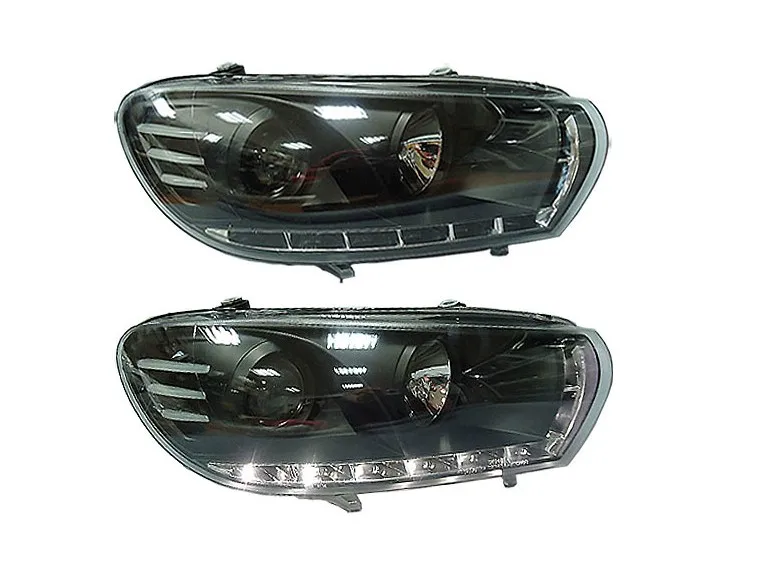 Bumper lamp for Scirocco Headlight 2008 2009 2010 2011 2012 2013 2014 2015 LED taillight for polo DRL Lens Double Beam HID Xenon