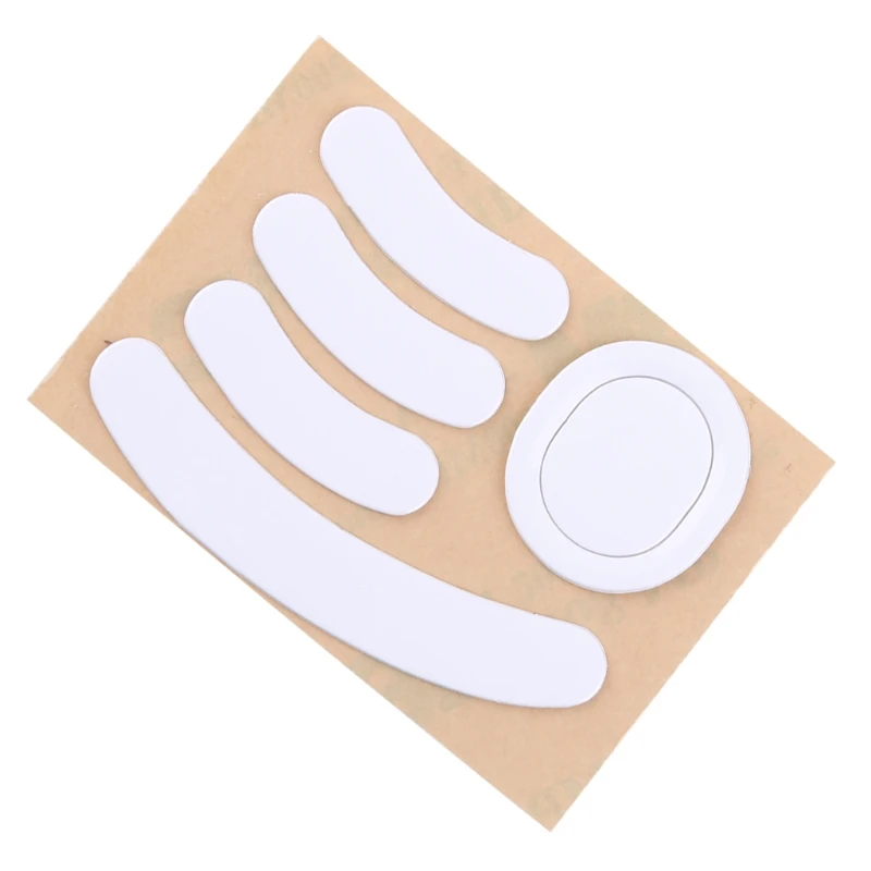 Pés mouse com borda curva patins para pés mouse para jogos sem fio