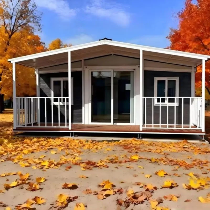 40ft Spacious Folding Home Large Layout Modular House For Staff Apartment Group Living Family Villa And Holiday Rental