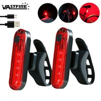 Bicycle Taillight Waterproof Riding Rear Light Usb Rechargeable Mountain MTB Bike Cycling Light Tail Red Safty Warning lamp