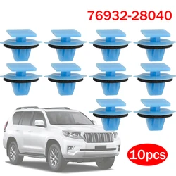 10pcs Car Door Panel Trim Side Skirt Clip Wheel Arch Guard Apron Fastener For Toyota Prado Alphard Voxy Noah Estima Previa Lexus
