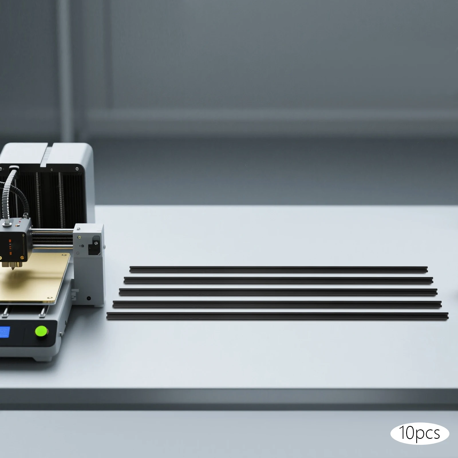 6063 T فتحة ملف بنتوء من الألومنيوم بطول 1 متر للطابعة ثلاثية الأبعاد لآلة CNC وبناء الإطار الصناعي