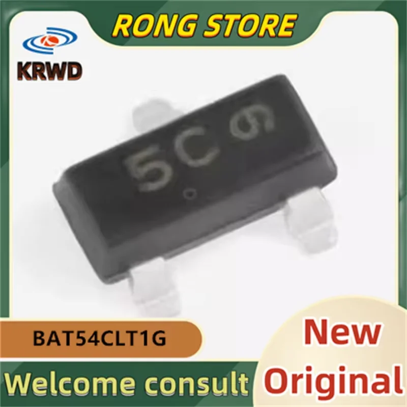 50PCS 5C New and Original Chip IC SOT23-3 BAT54CLT1G BAT54CLT1 BAT54CLT BAT54CL BAT54