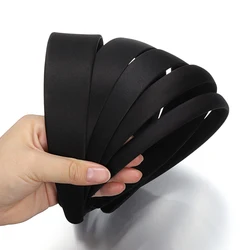 1pc 1.5/2/2.5/3/4cm Black Fabric Plastic Wide Headbands Bezel for DIY Jewelry Making Accessories Hairband Base Setting Findings