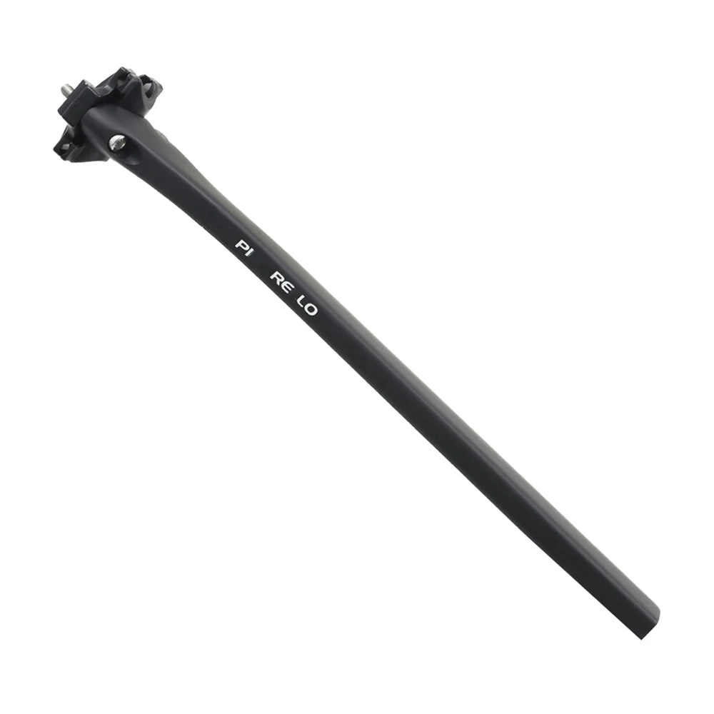 عمود مقعد من ألياف الكربون الهوائية، عمود مقعد على شكل حرف D لدراجة الطريق، مناسب لإطارات سلسلة Dogma F، إزاحة 5 مم/15 مم، 350 مم