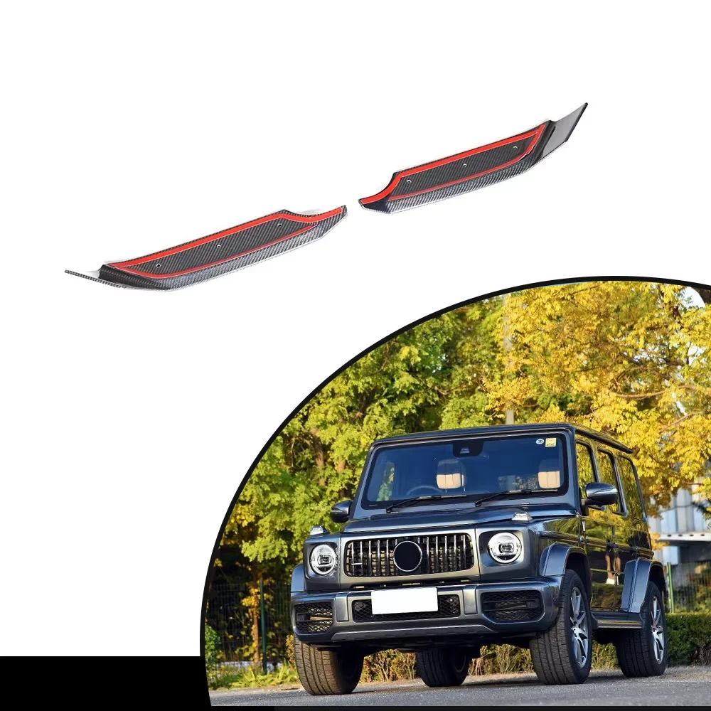 Product Customization Factory OEM Carbon Fiber Front Splitter forMercedesBenz G Class G63 AMG 2019-2020 Carbon Black