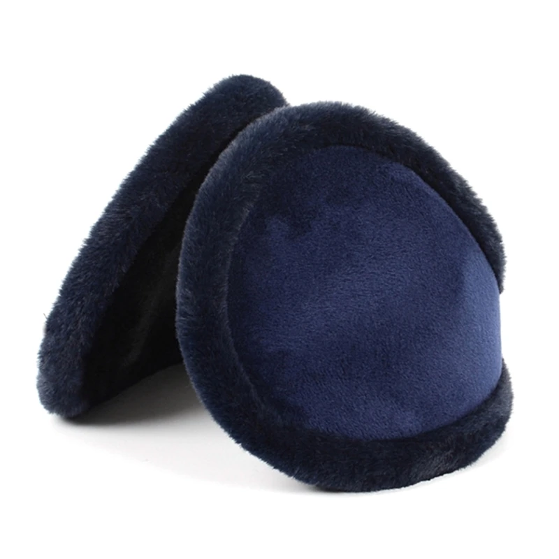 Soft Plush Thicken Ear Warmer Women Men Cold Proof Winter Earmuffs Solid Color