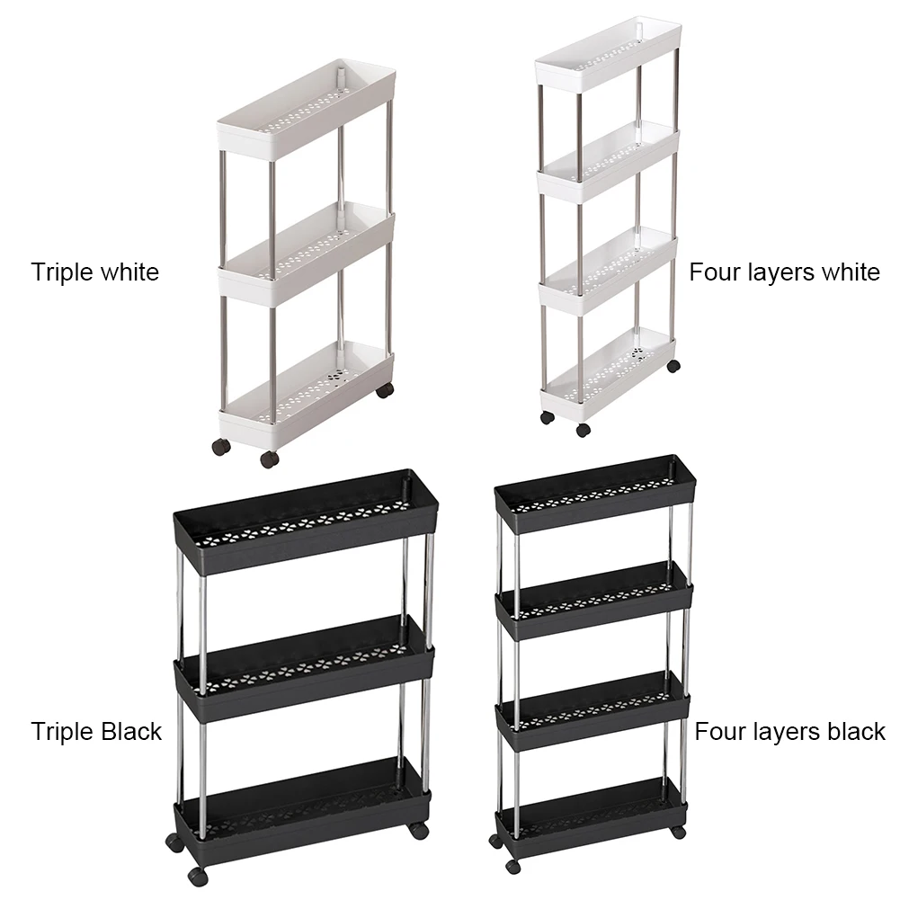 Rolling Multi-Layer Bathroom Storage Cart 4