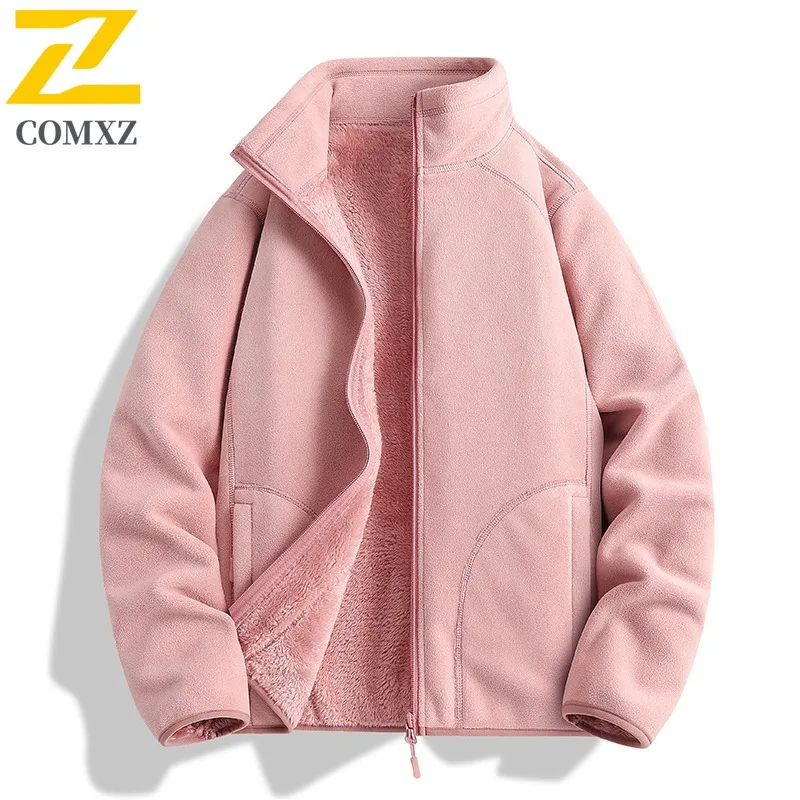 

COMXZ Thickened Hiking Men Jacket Travel Cold Proof Parka Stylish Stand Collar Business Leisure Light Winter New Men Apparel