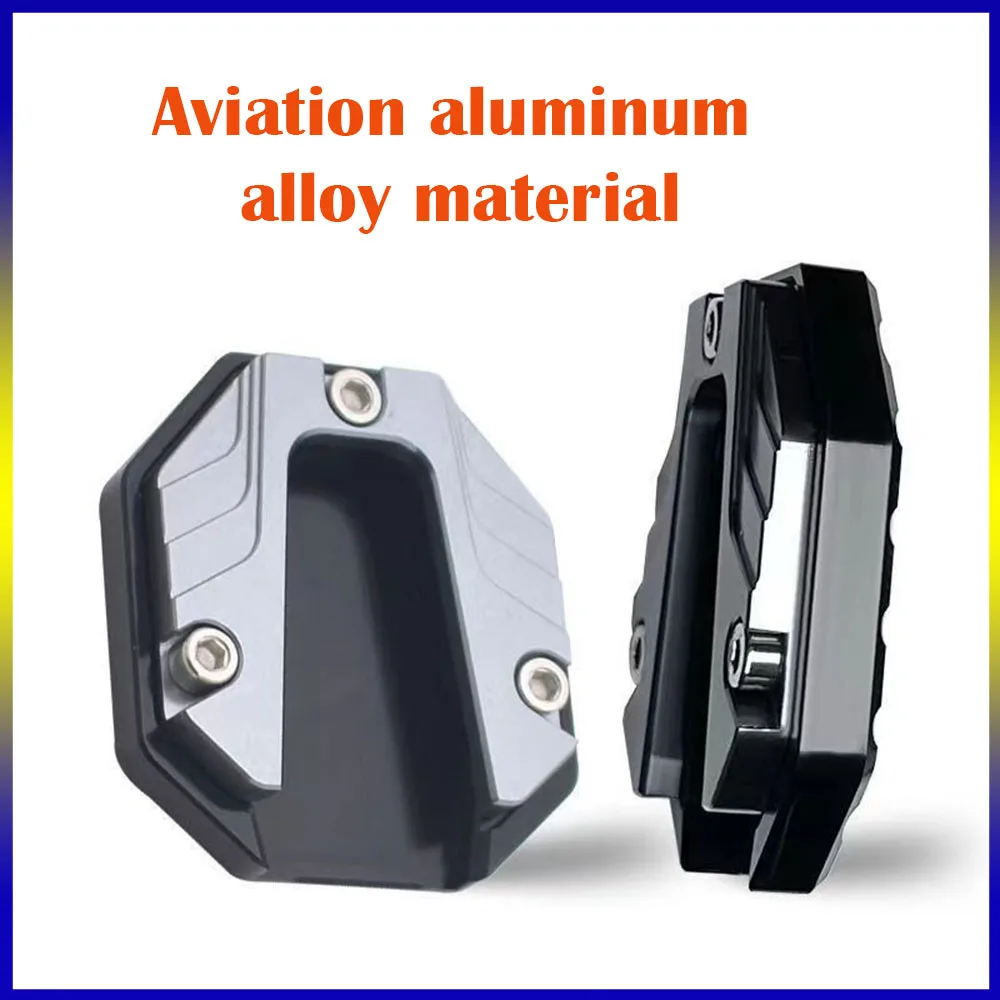 

Motorcycle Bikes Kickstand Extender Foot Side Stand Extension Foot Pad Support Plate Motorcycle Accessories