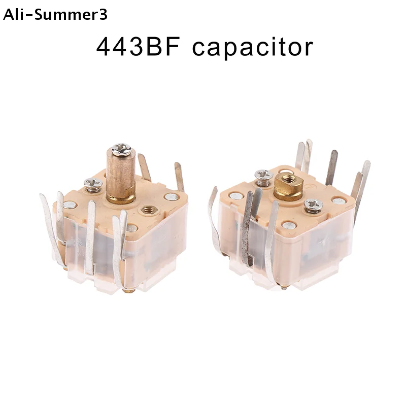【Su3】【1Y】1Pc Switch CBM-443BF-1AB4/088AM+FM Radio Thin Film Variable Capacitor 270P Double +20Pfm Double