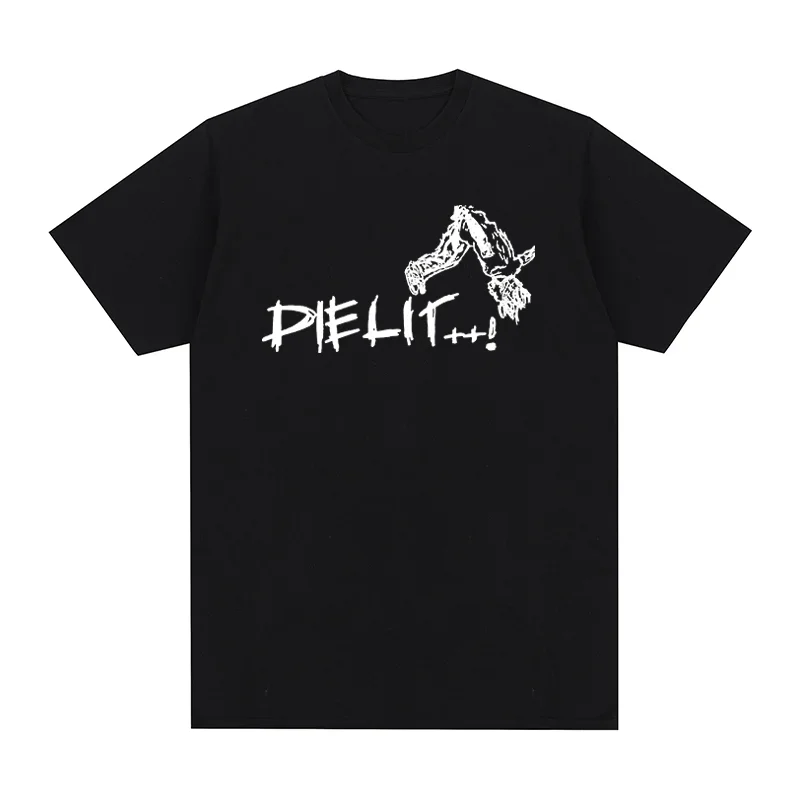 Playboi Carti die lit  90s rap hip hop Vintage T-shirt Fashion Design Casual Men T shirt New Tee Tshirt Womens Tops