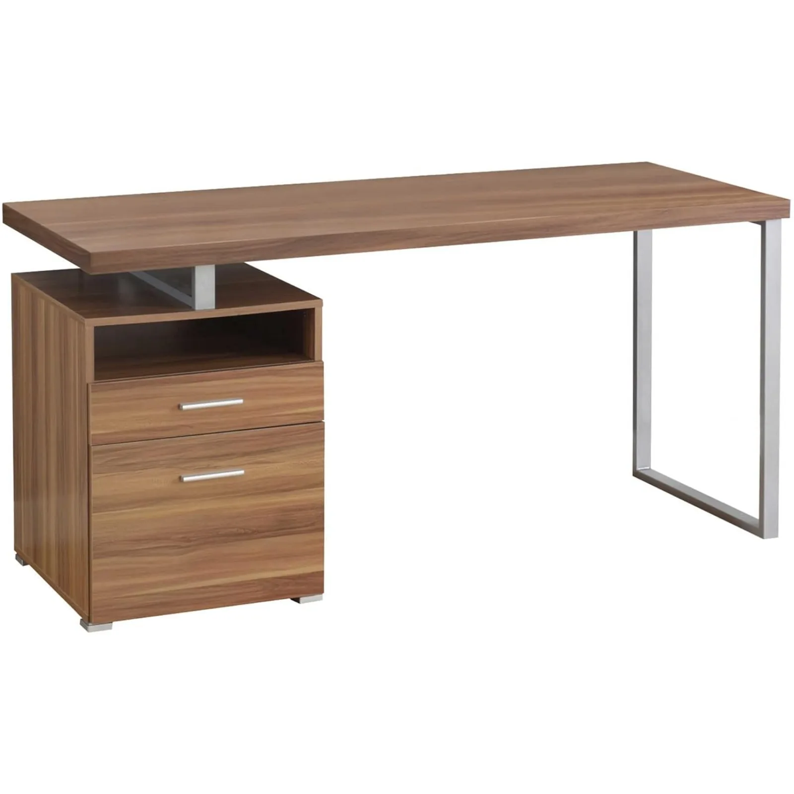 US Computer Writing Desk for Home & Office Laptop Table with Drawers Open Shelf and File