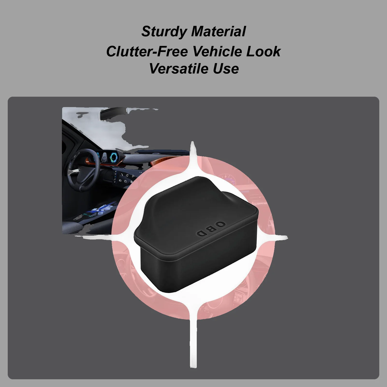 OBD Port Cover OBD Port Guard Dust Shield Diagnostic Connector Protector For Cargo Golf Cart Sedan Truck SUV Van RV Automotive