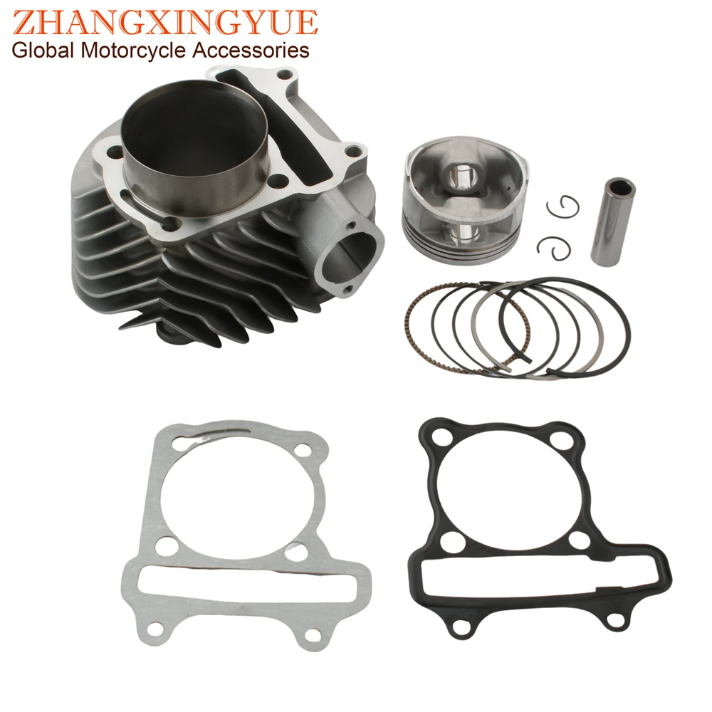 58.5mm 160cc 2V Racing Symply125 Big Bore Cylinder Kit For SYM Fiddle Orbit 2 Super Megalo Duke Symphony S Tonik 125cc 150cc 4T