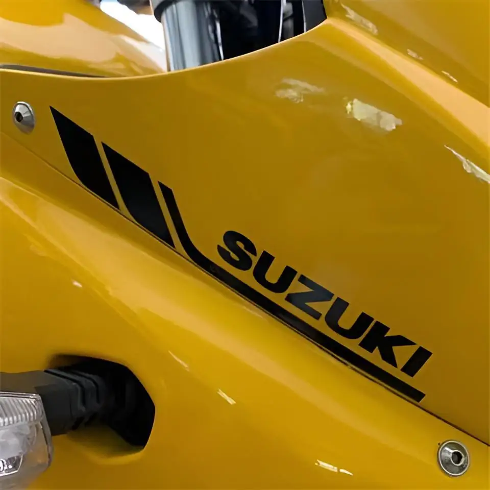 For Suzuki Motorcycle Sticker Fuel Tank Body Logo Letter Decal Gsxr 1000 600 750 Gsxs 600 750 1000 Sv 650 600 Gsf Gsr Reflective