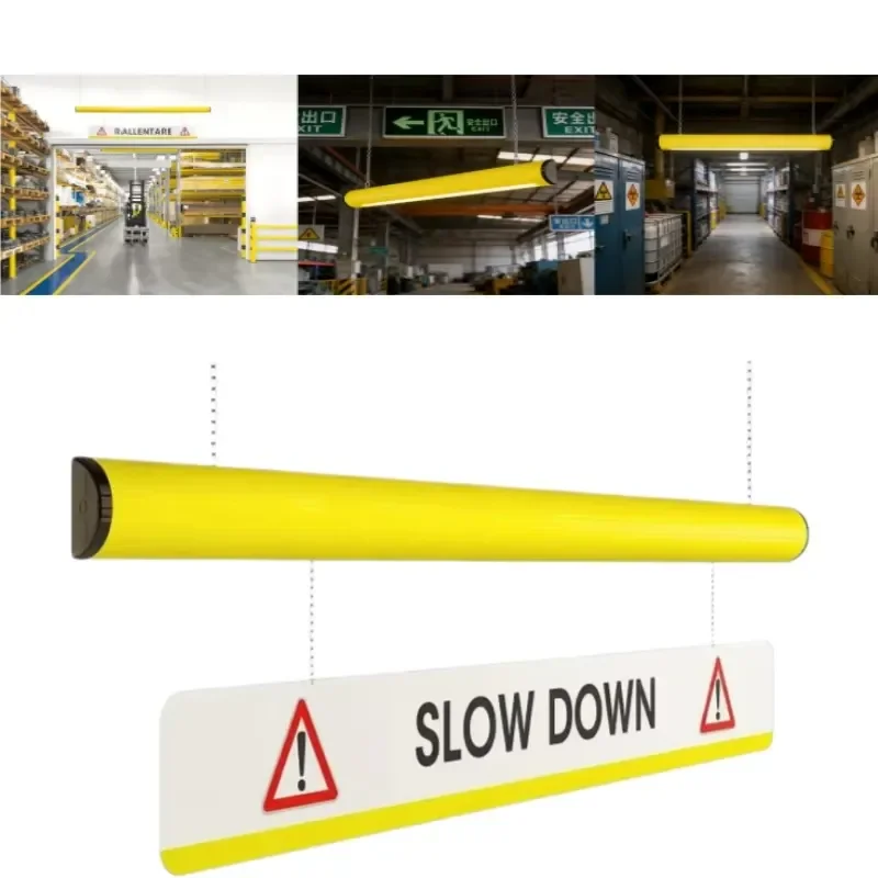Industrial Vehicles 1.5m 2.5m Forklift Overhead Warning Bar Ceiling Guard Beam 102dB Sound Alarm