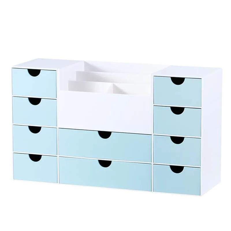 Large Capacity Cosmetic Storage Box Makeup Drawer Organizer Jewelry Nail Polish Makeup Container Desktop Sundries Storage Box