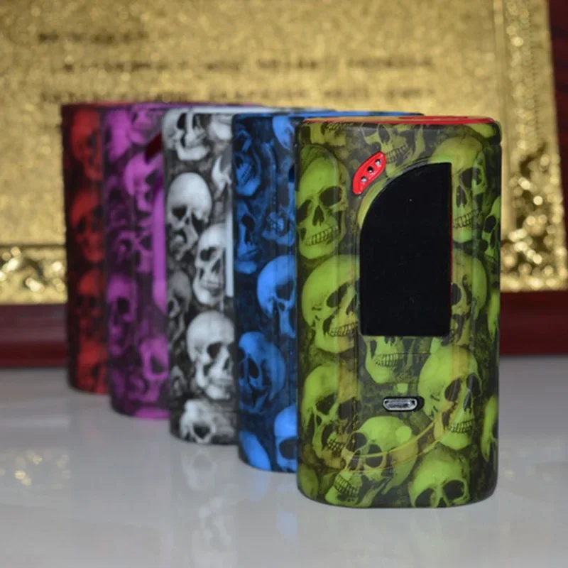 2 pcs random color Design Skull Head Protective silicone case cover sleeve For Eleaf iKonn 220W box mod