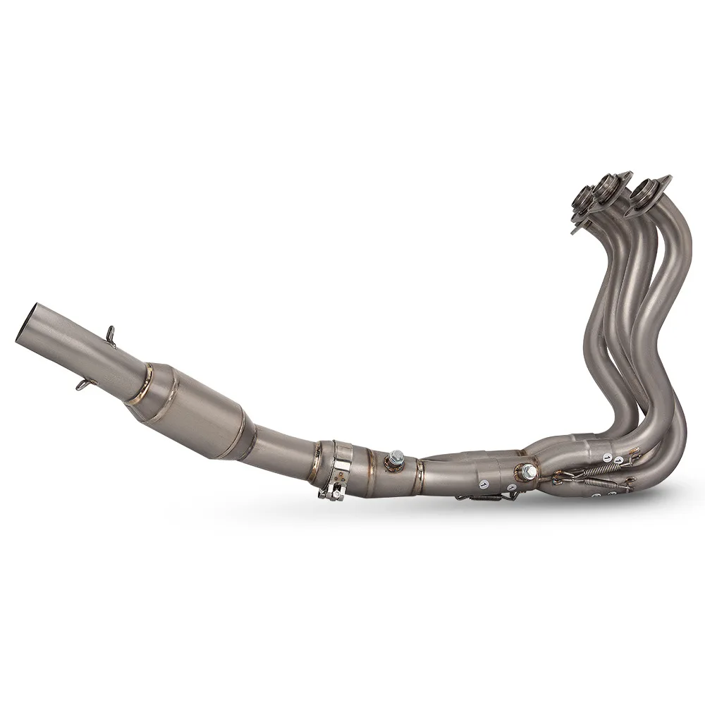 Special For ZX6R Modification Of Motorcycle Exhaust Pipe, Titanium Alloy Exhaust Front And Middle Section, Non-destructive In