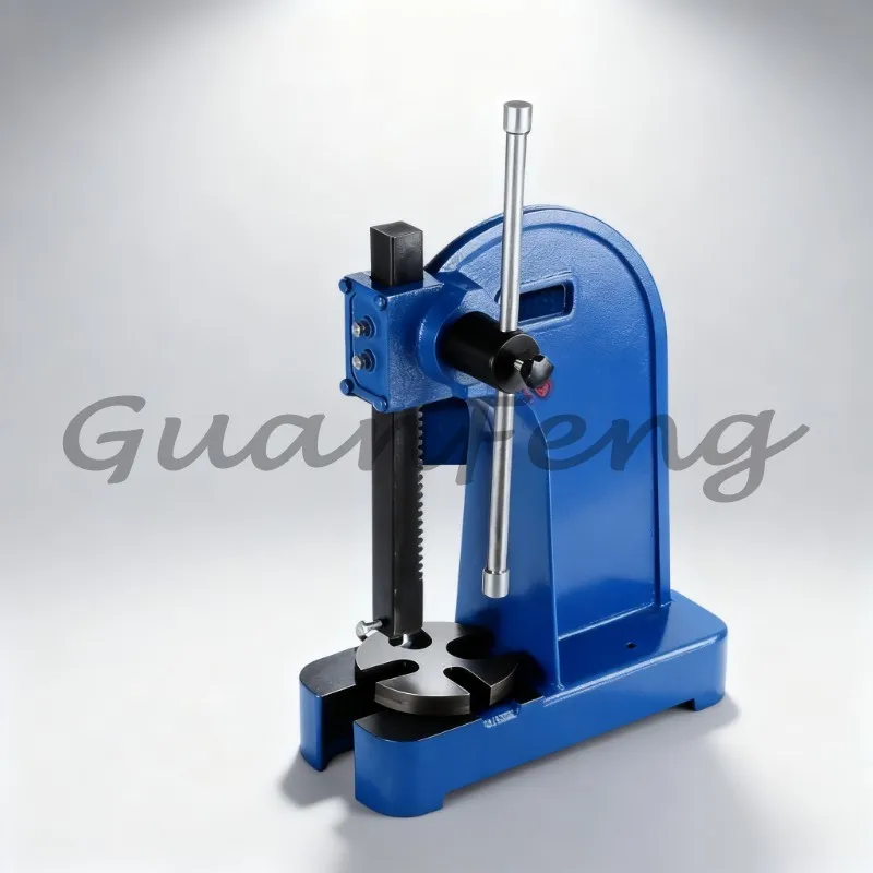 3T Small Desktop Manual Press, Hand Trigger Lead‑Egg Bearing Press Machine for Press‑Fitting