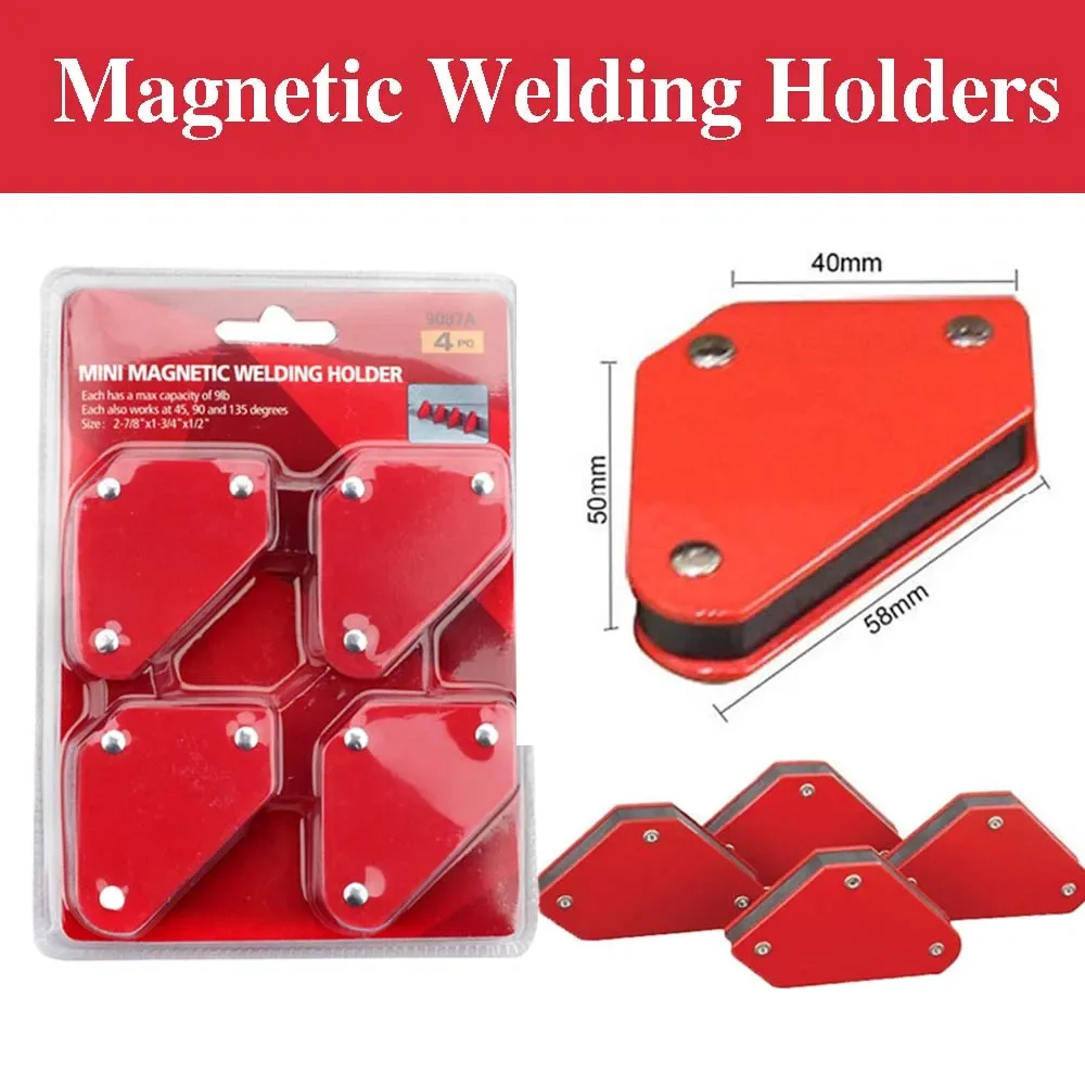 

For Welding Magnet Welding 4Pcs Locator Holder Clamp 9LB Magnetic Magnetic Arrow Tools 45/90/135 Clamp Degrees Positioner