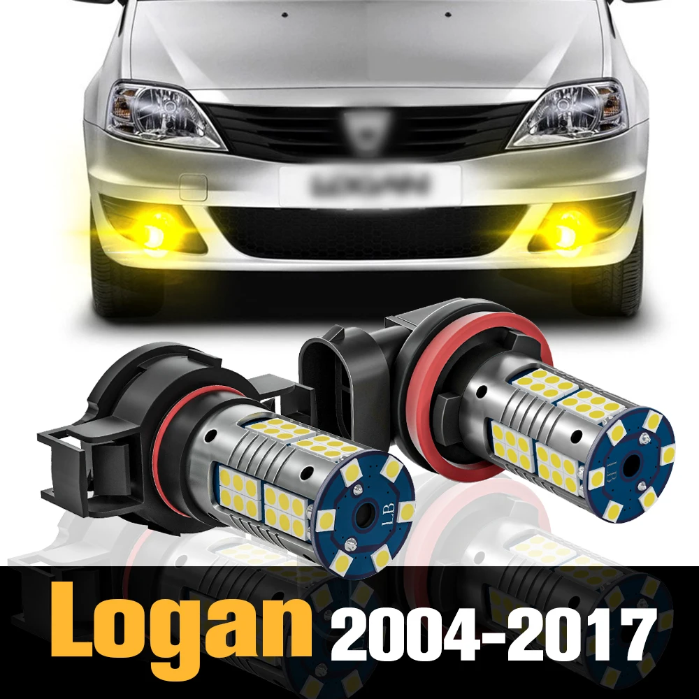 

2pcs Canbus LED Fog Light Lamp Accessories For Dacia Logan 1 2 2005 2006 2007 2008 2009 2010 2011 2012 2013 2014 2015 2016
