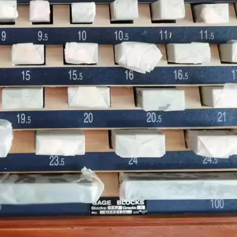 JIS B7506 Grade 0 Gauge Block Set 32/38/47/83/103/122Pcs for Metrology Inspection