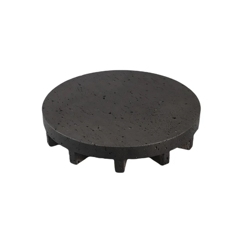 Modern silent wind tunnel stone tray, ornament living room, soft home accessories