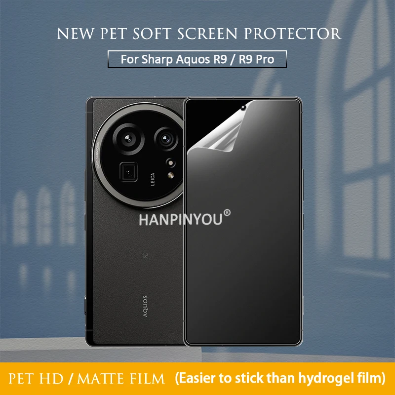 New Frosted Matte Soft PET Screen Protective Film For Sharp Aquos R9 Pro HD/Matte Anti-Fingerprints Anti-Scratch Film