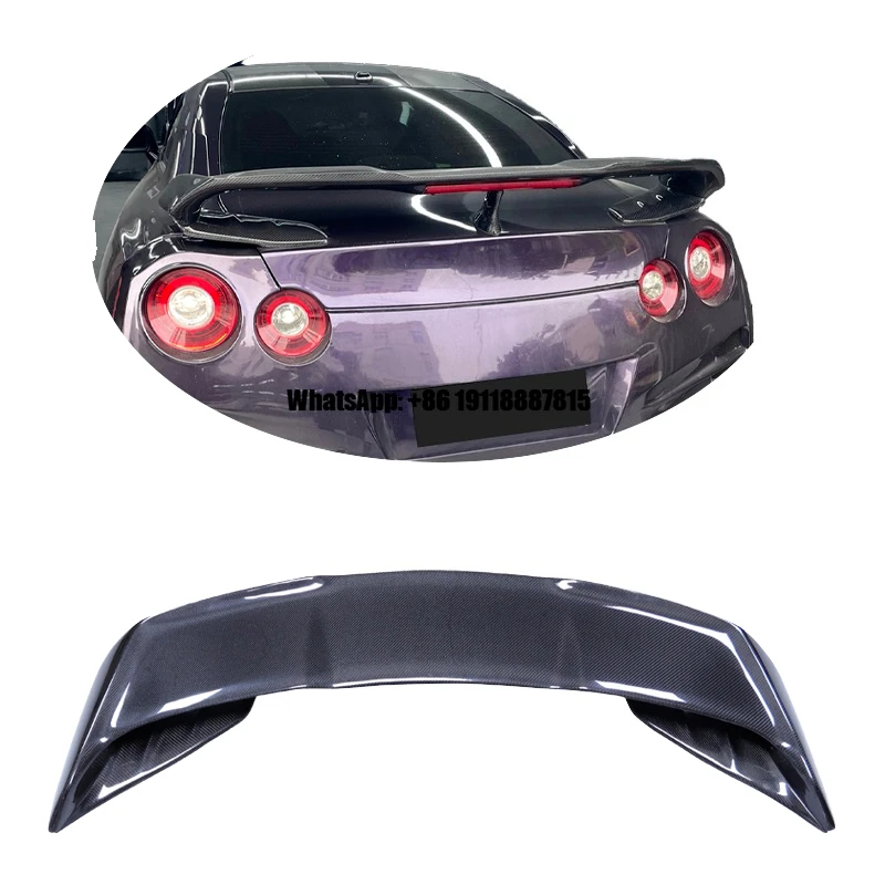 

VRS Style GTR Carbon Fiber Spoiler Direct Sales for Nissan GTR R35 Rear Wing Trunk Spoiler